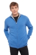Cashmere & Yak men chunky sweater vincent sky blue blue chine xs